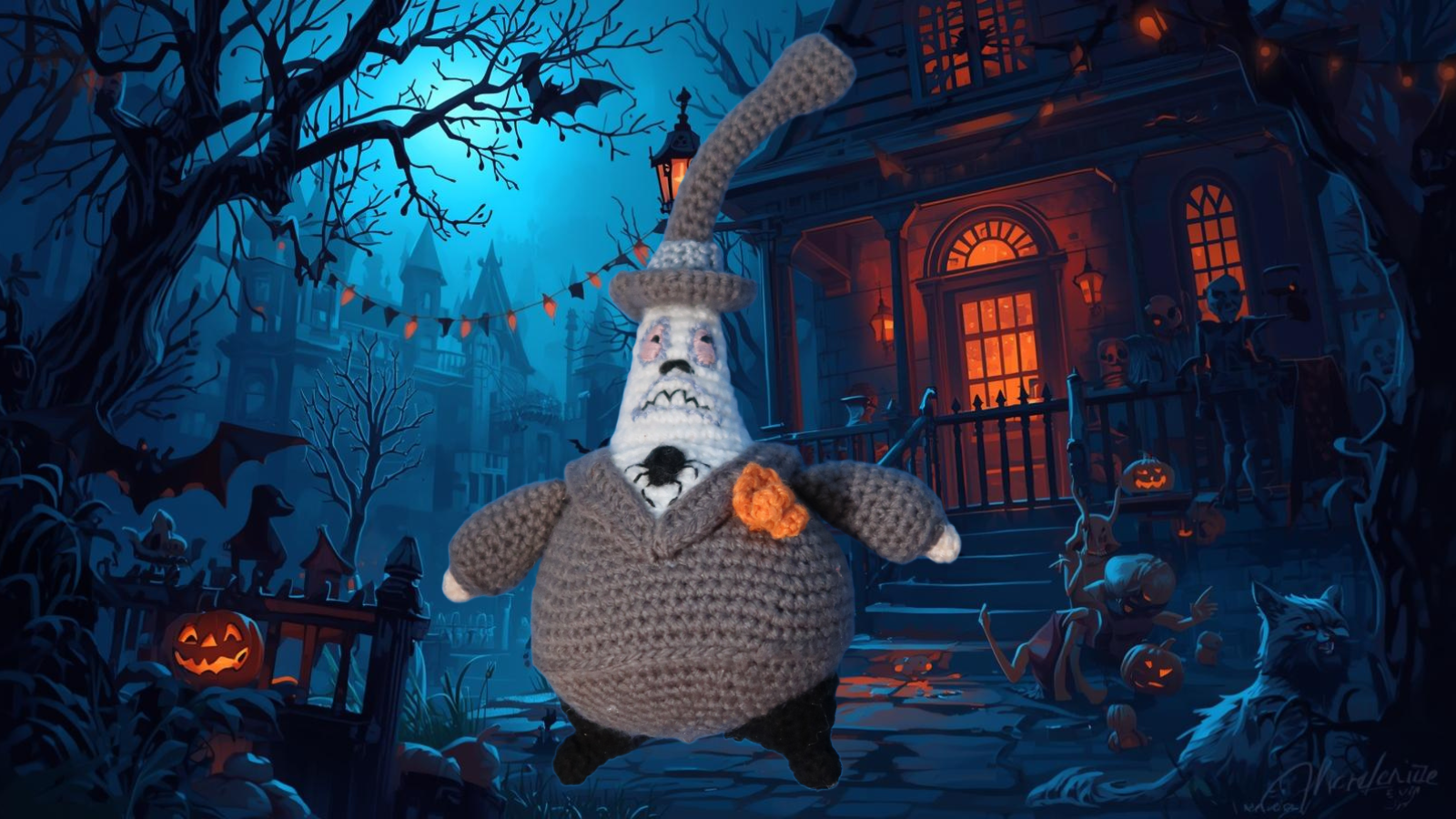 Halloween Town Crochet Diaries Day 4: The Mayor, Master of Mood Swings